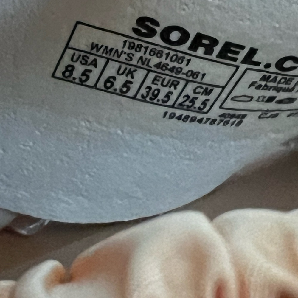 NIB - SOREL Ella II Comfort Ruched Strappy Sandals - Chrome Grey - Size 8.5 - Picture 7 of 9